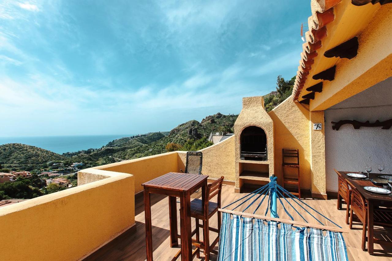 Villa House With Terrace, Amazing Views And Private Shared Pool Mojácar Exterior foto